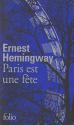 Paris est une fête de Ernest HEMINGWAY