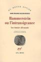 Hammerstein ou l'intransigeance : Une histoire allemande de Hans Magnus ENZENSBERGER