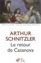 Le retour de Casanova de Arthur SCHNITZLER
