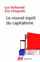 Le nouvel esprit du capitalisme de Luc BOLTANSKI &  Eve CHIAPELLO