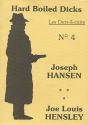 Hard-Boiled Dicks n°4 : Joseph Hansen, Joe Louis Hensley de COLLECTIF