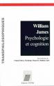 William James : Psychologie et cognition de COLLECTIF &  Claude DEBRU