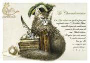 Carte postale Chat enchanté : Chacadémicien de Séverine  PINEAUX