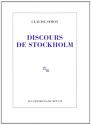 Discours de Stockholm de Claude SIMON